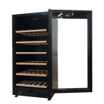 Acalava ALWC-70PW 70瓶 櫸木架特凍恆溫 溫壓縮直冷觸摸屏LCD顯示雙層中空透明玻璃門酒櫃